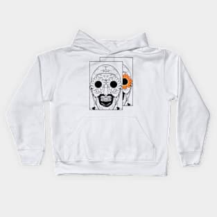 Art The Clown Fade Card Kids Hoodie